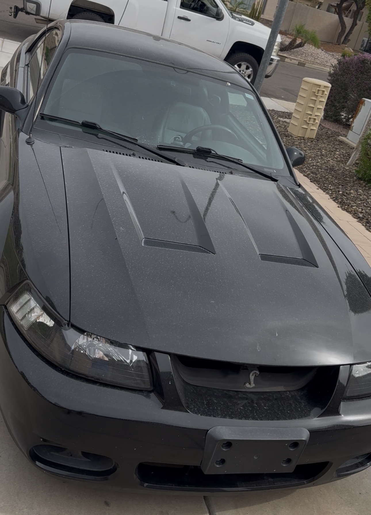 Exterior detail before detailing